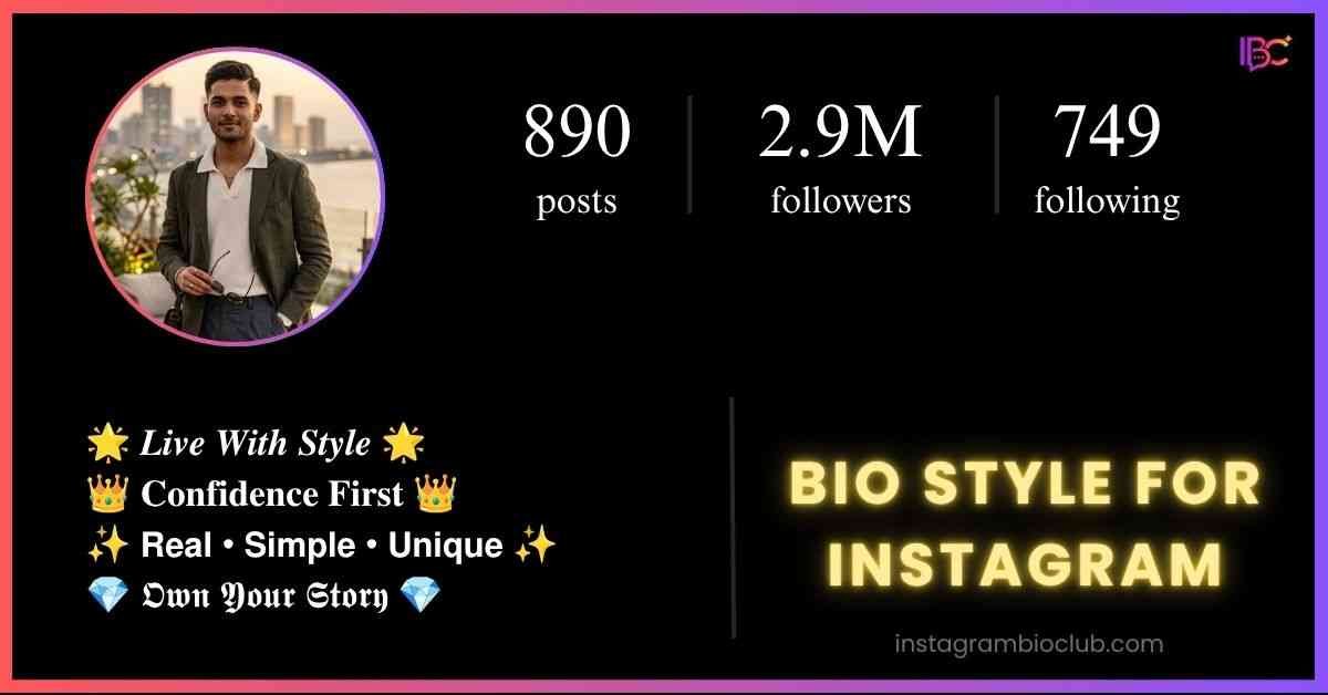 Bio Style For Instagram