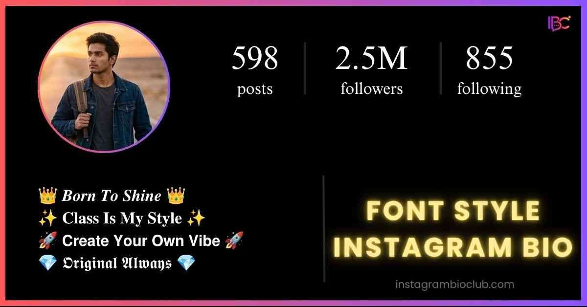 Font Style Instagram Bio​