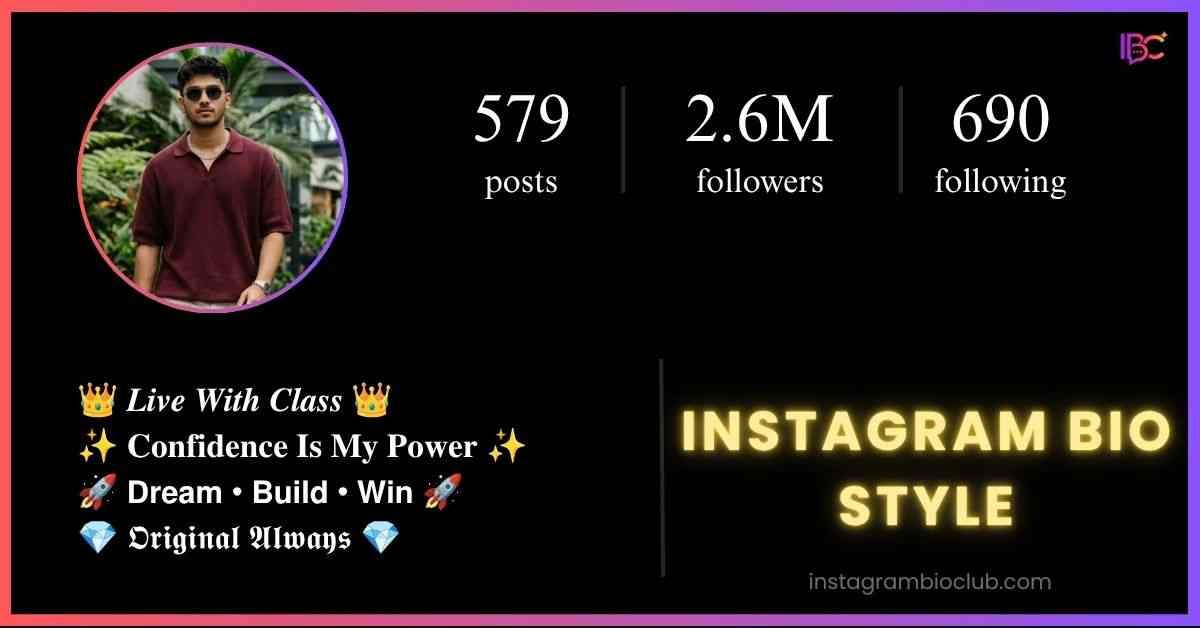 Instagram Bio Style