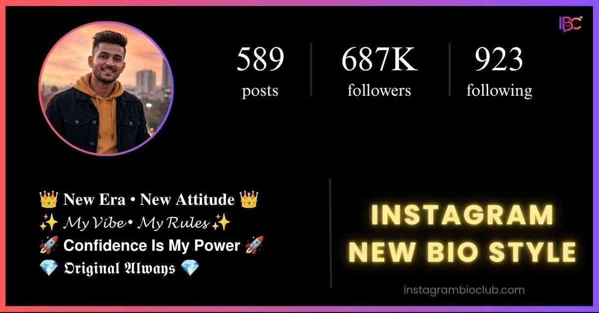 Instagram New Bio Style​