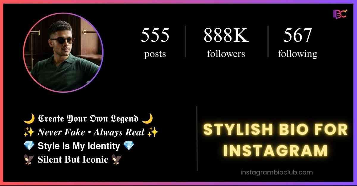 Stylish Bio For Instagram​