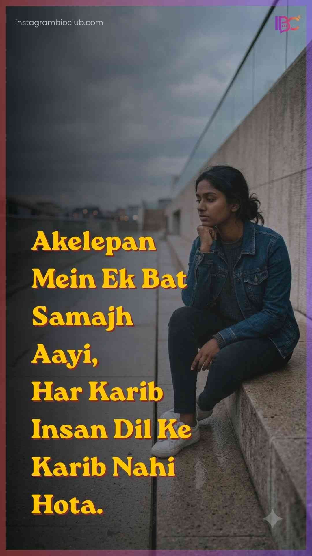 Alone Sad Quotes In Hindi​.1