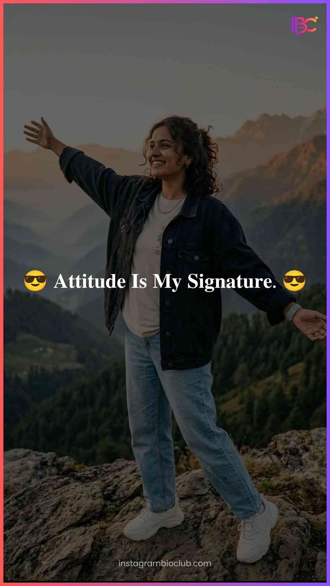 Attitude Caption For Girls​