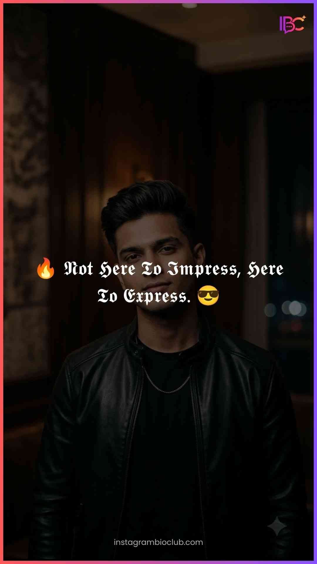 Attitude Caption For Instagram For Boys​