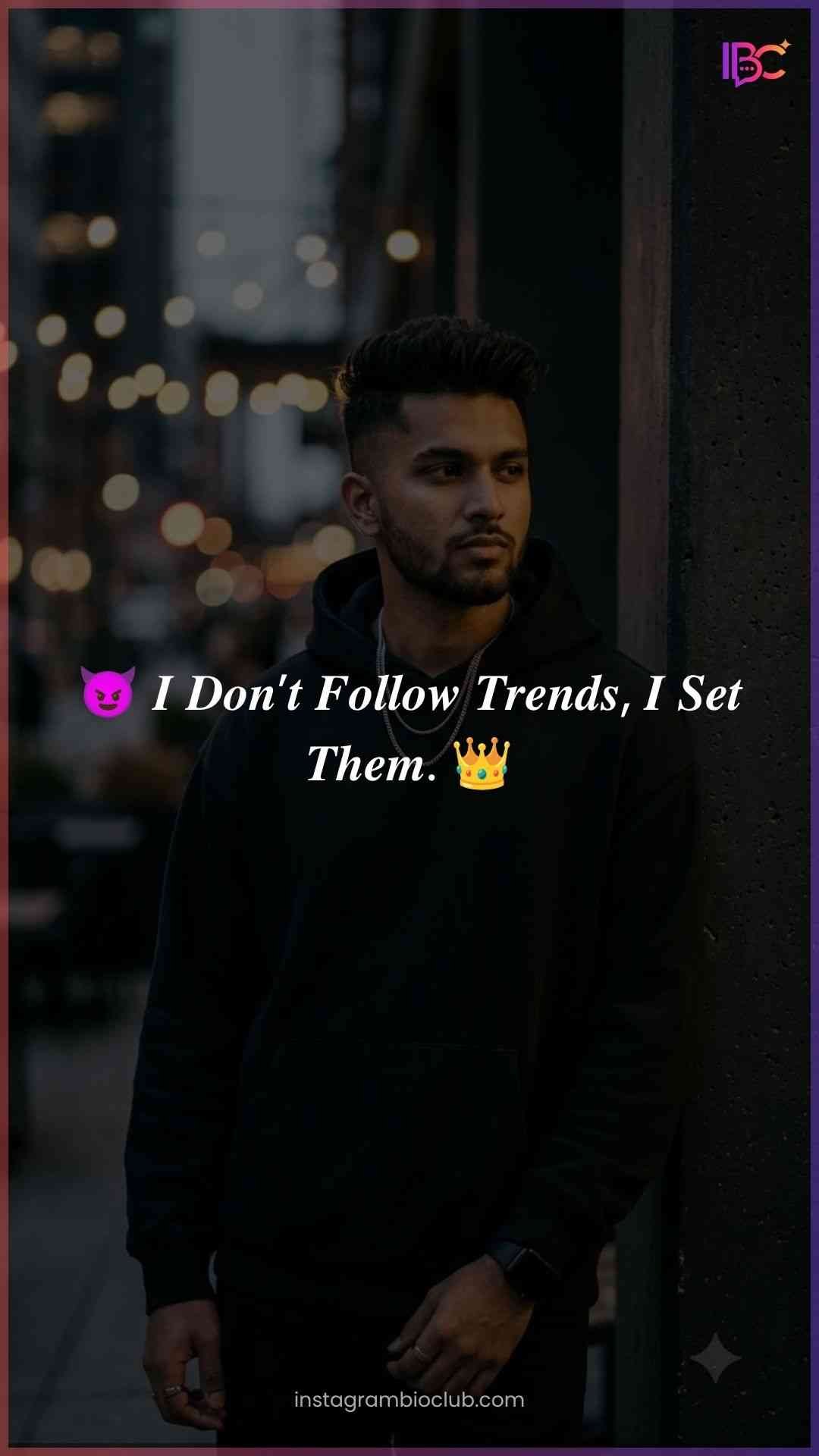 Attitude Caption For Instagram For Boys​