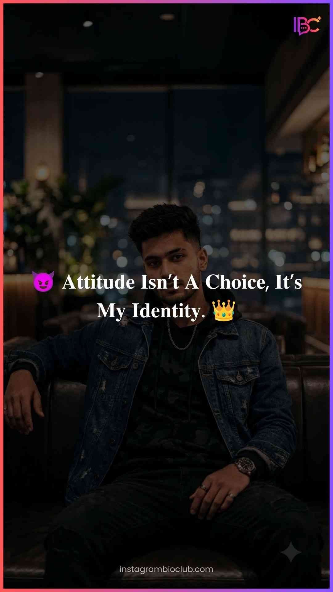 Attitude Captions For Instagram For Boy