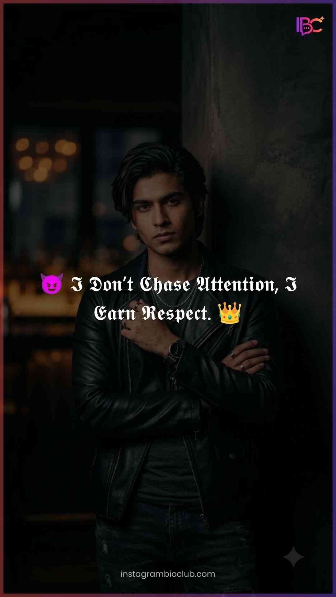 Attitude Captions For Instagram For Boy​