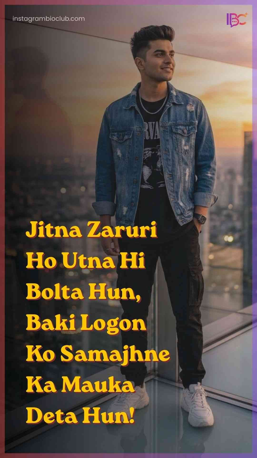 Attitude Shayari 2 Line.1