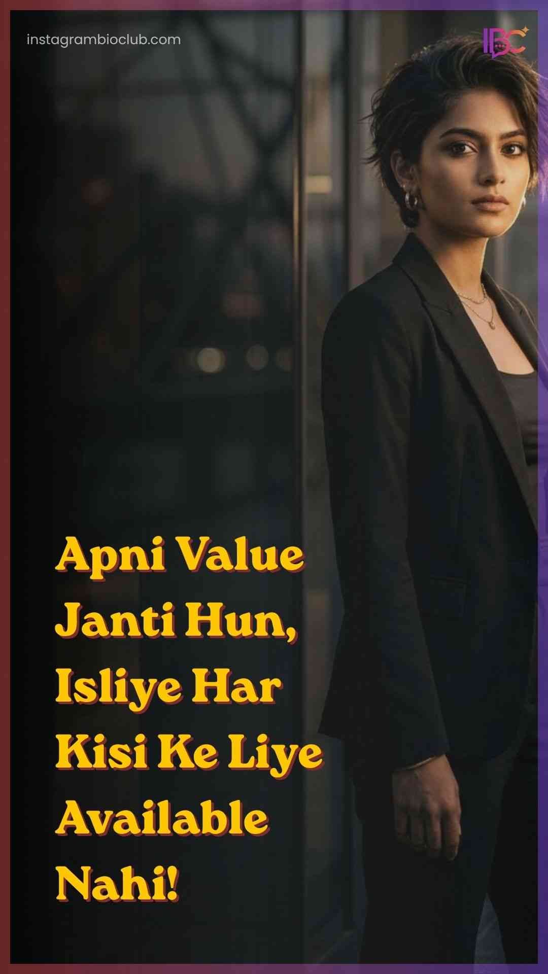 Attitude Shayari For Girls​.1