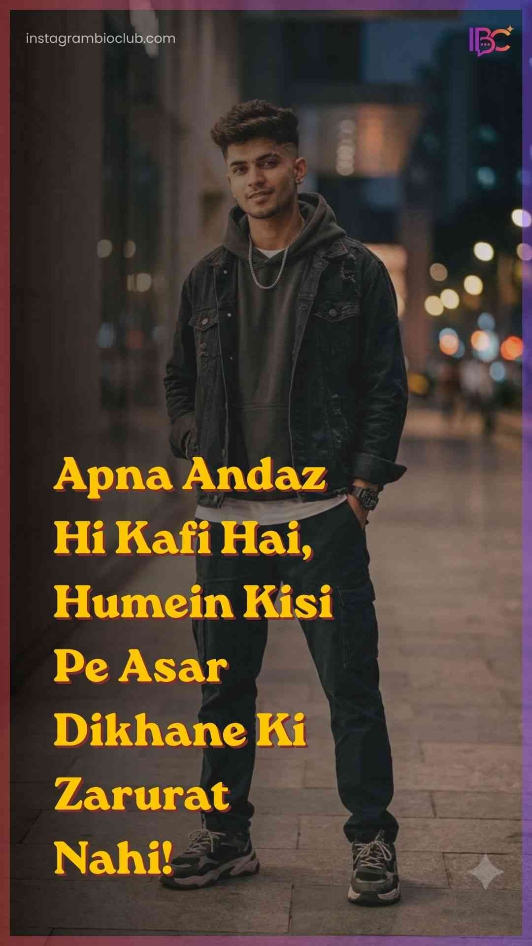 Attitude Shayari In Hindi 2 Line​