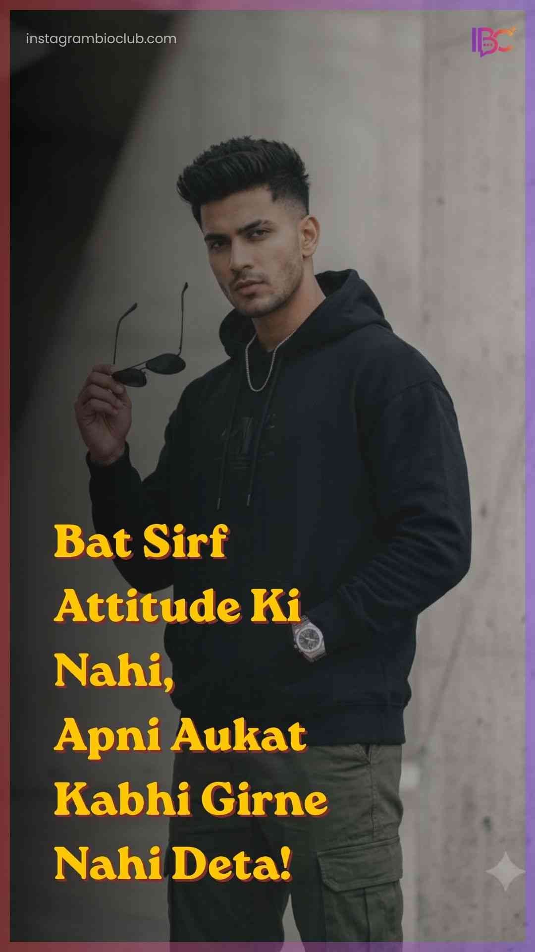 Attitude Status For Boys In Hindi​