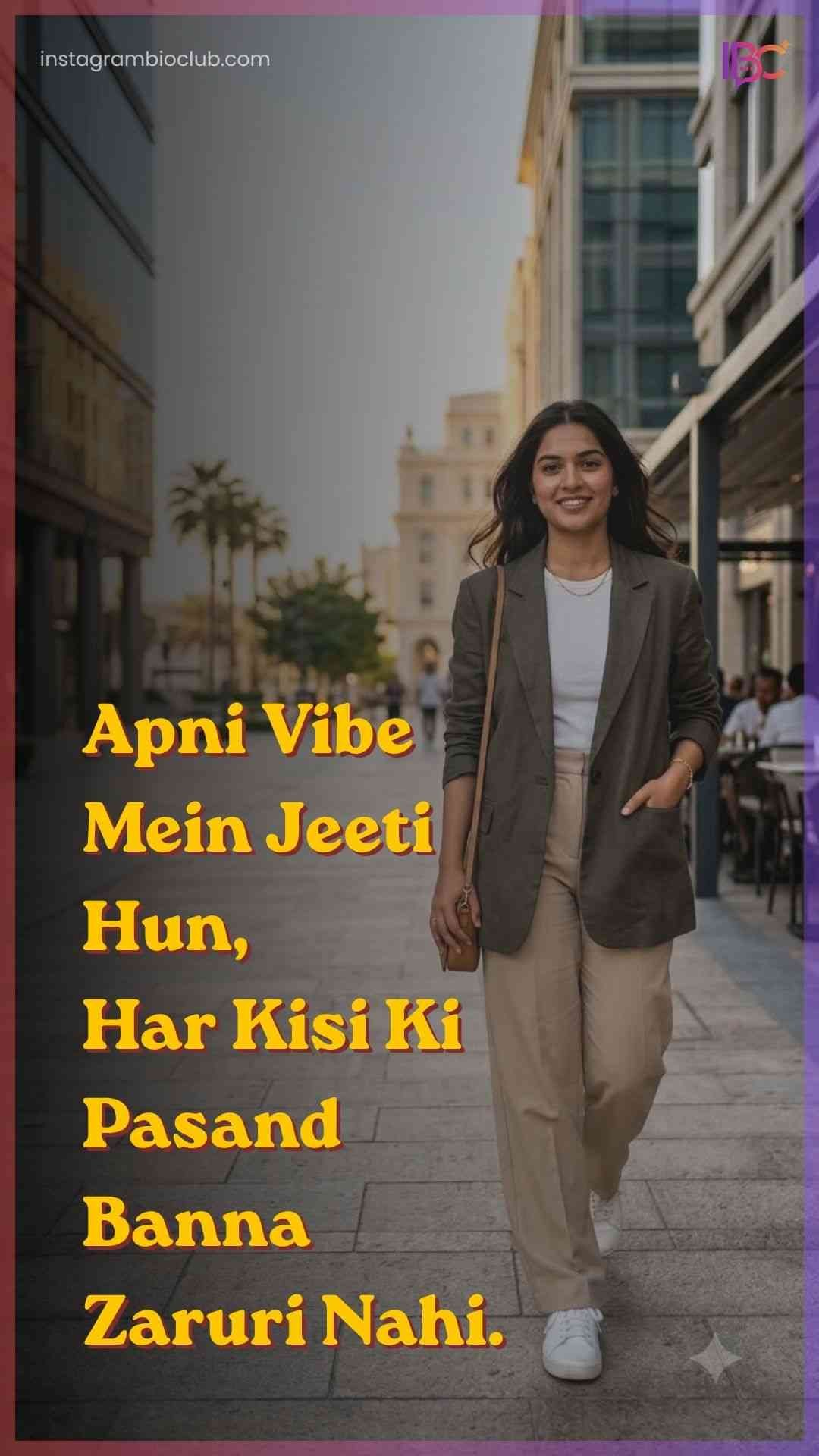 Attitude Status For Girl In Hindi For Instagram