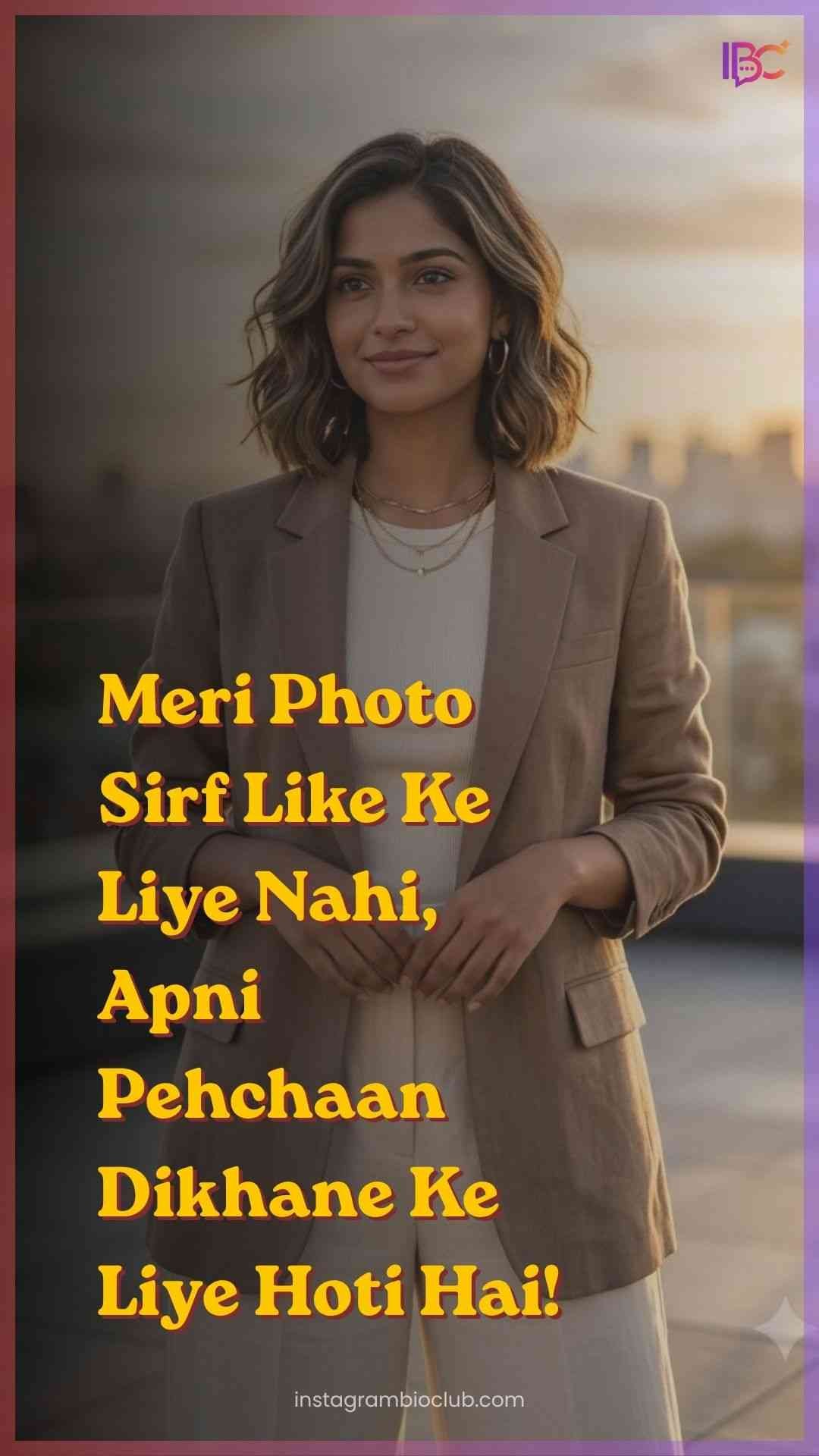 Attitude Status For Girl In Hindi For Instagram​