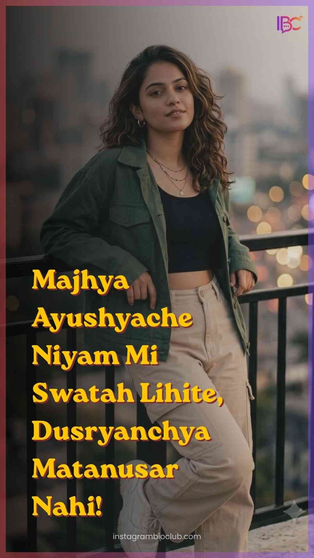 Attitude Status In Marathi For Girl​.1