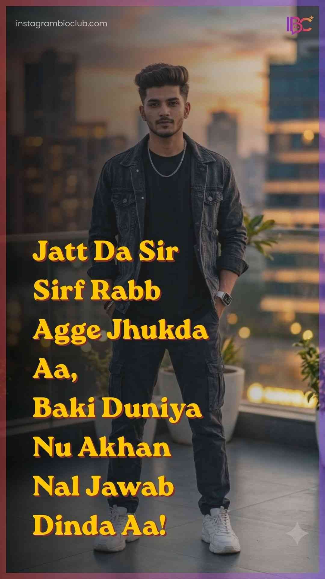 Attitude Status In Punjabi For Boy