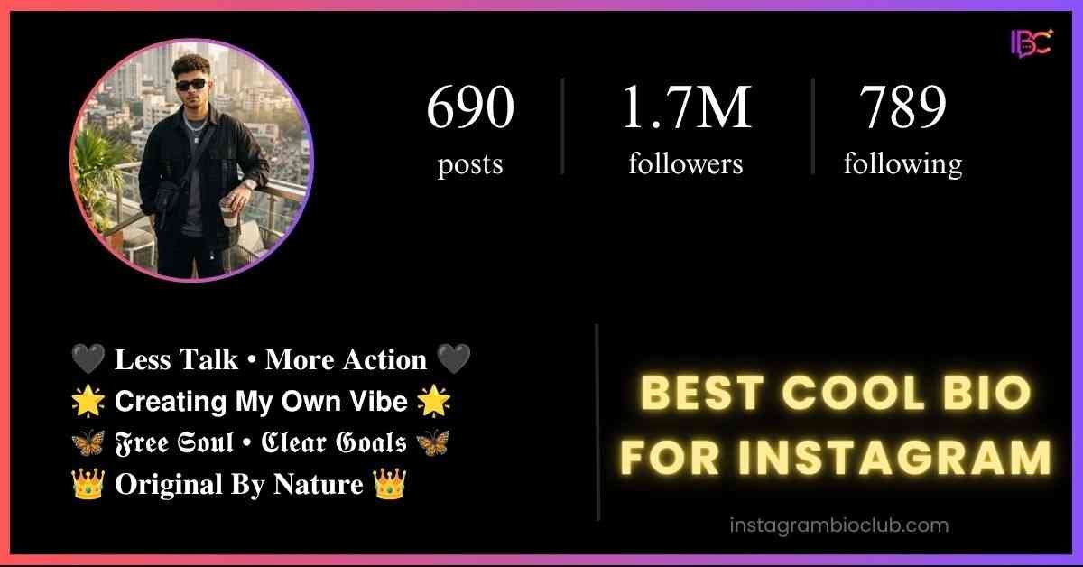 Best Cool Bio For Instagram