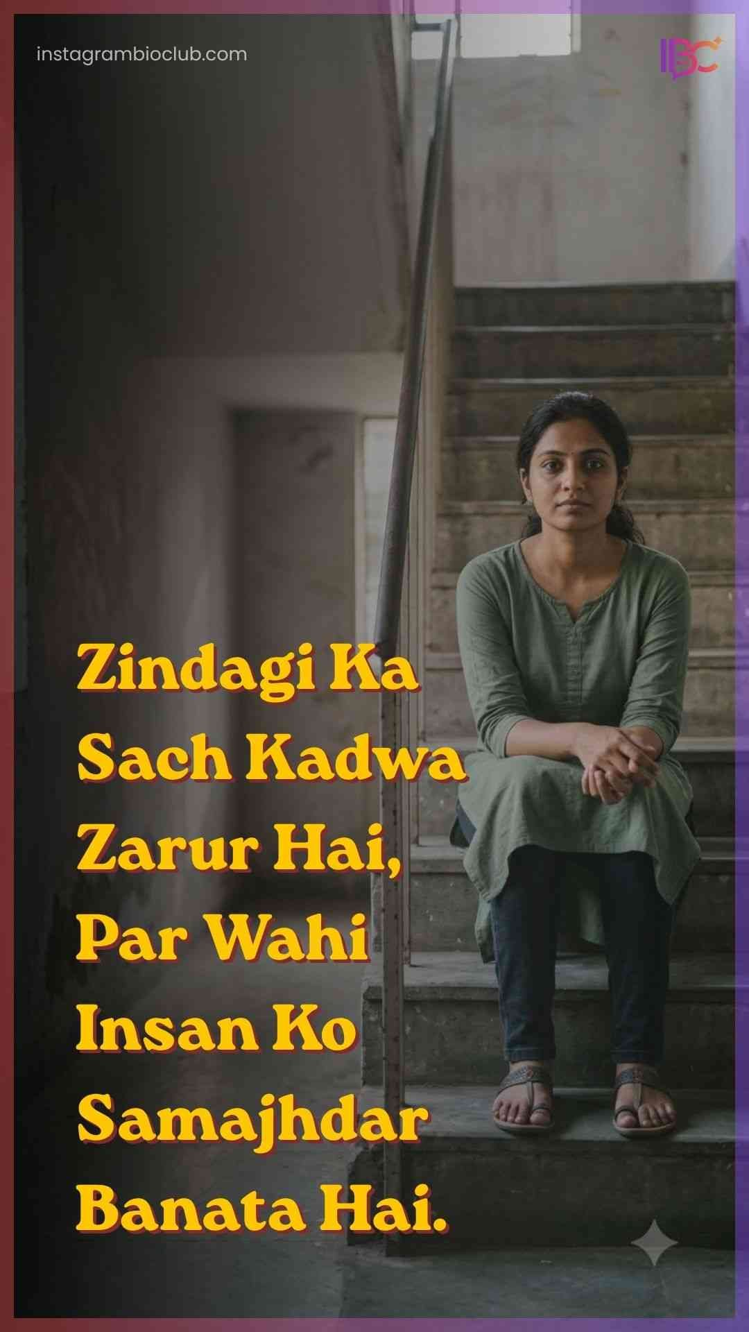Best Quotes On Reality Of Life In Hindi​