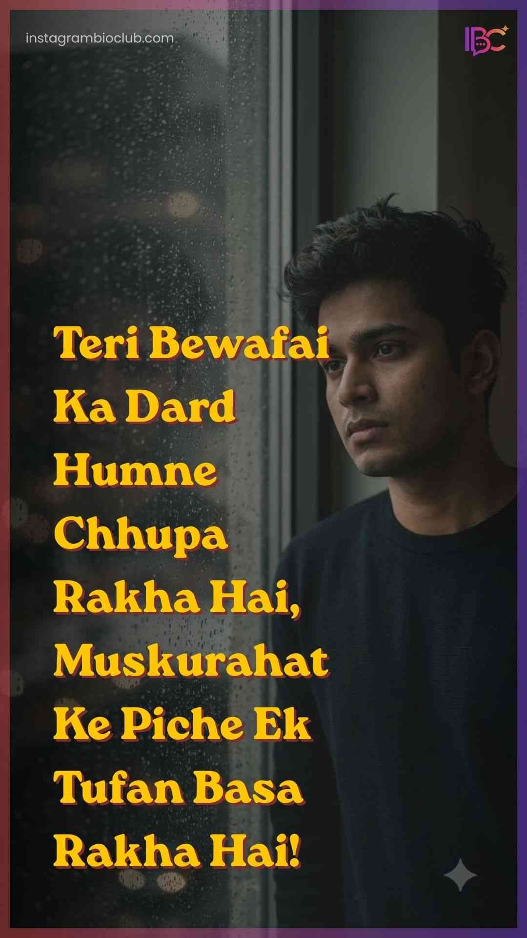 Bewafa Shayari Image​