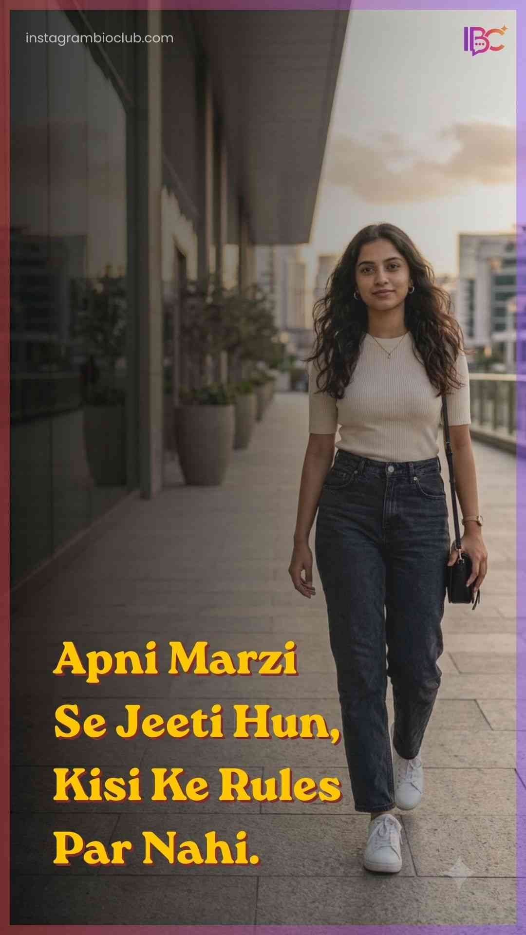 Bindass Attitude Status For Girls​