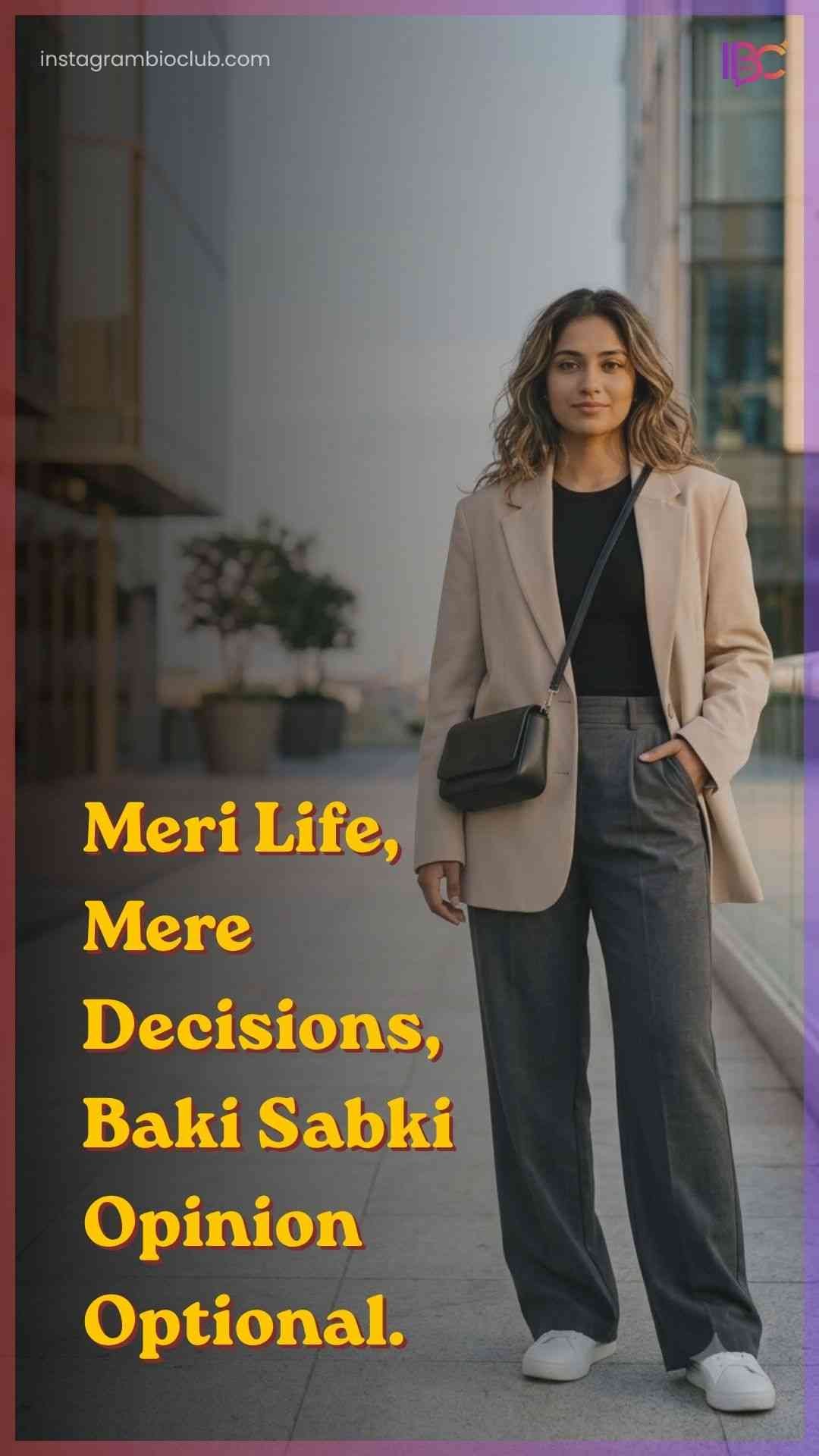 Bindass Attitude Status For Girls​.1