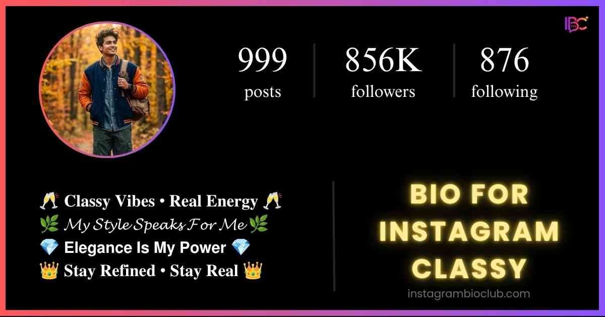 Bio For Instagram Classy​