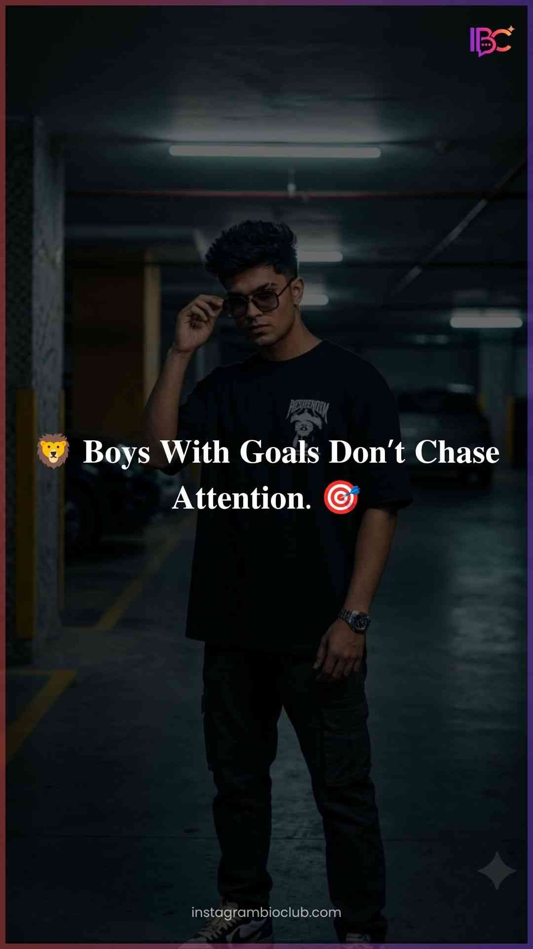 Boys Attitude Caption​