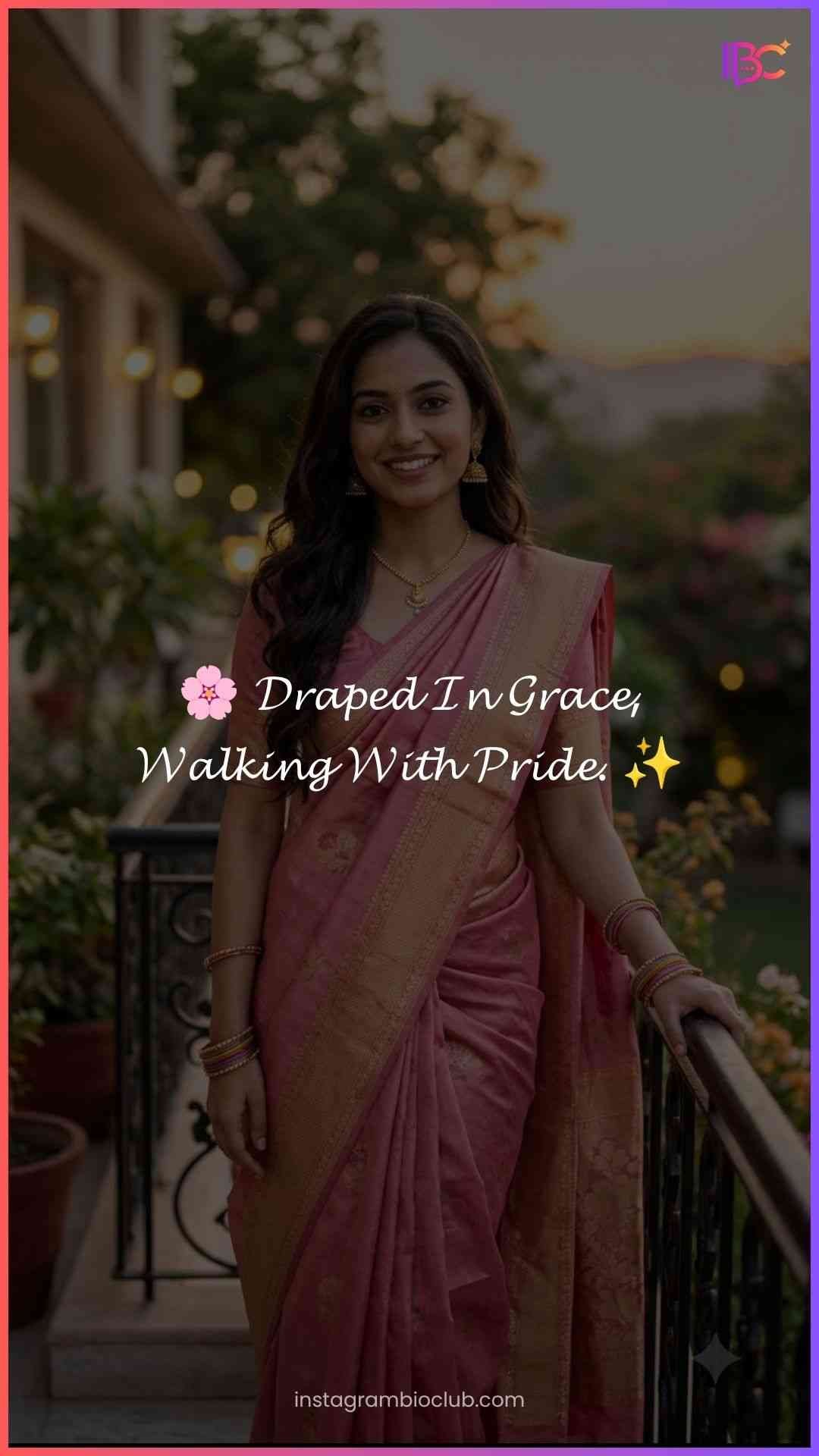Caption For Saree For Instagram
