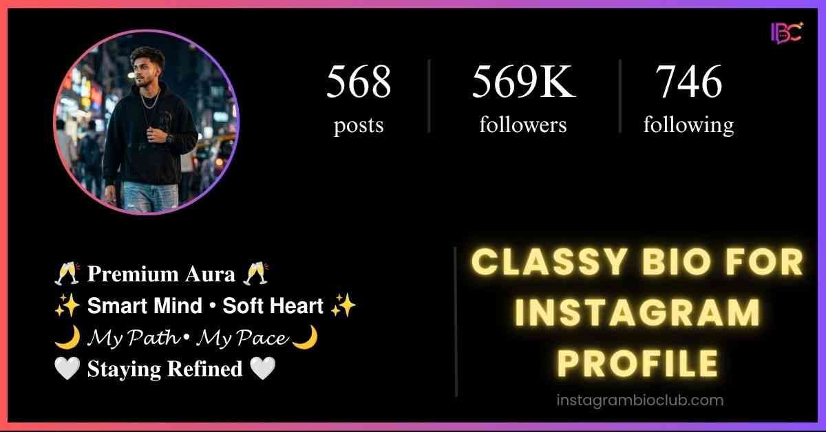 Classy Bio For Instagram Profile​