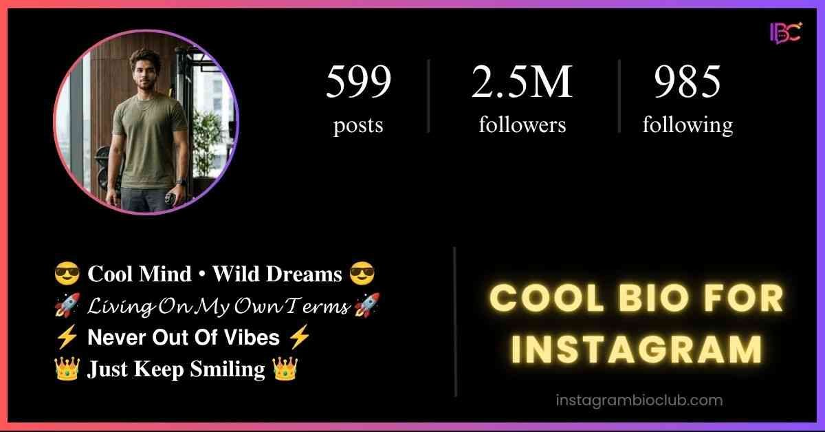 Cool Bio For Instagram​