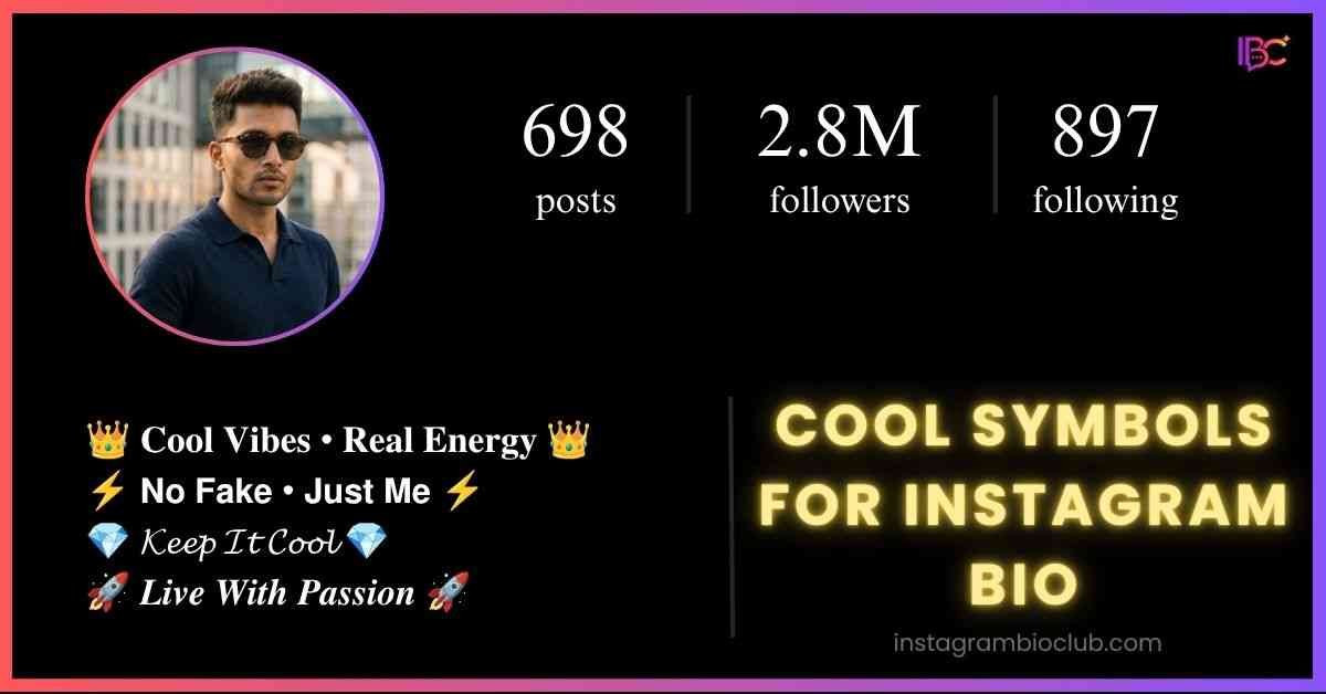 Cool Symbols For Instagram Bio