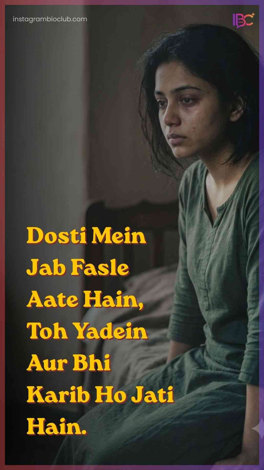 Dosti Sad Shayari In Hindi​