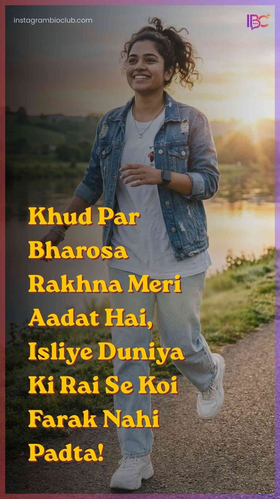 Female Attitude Shayari​