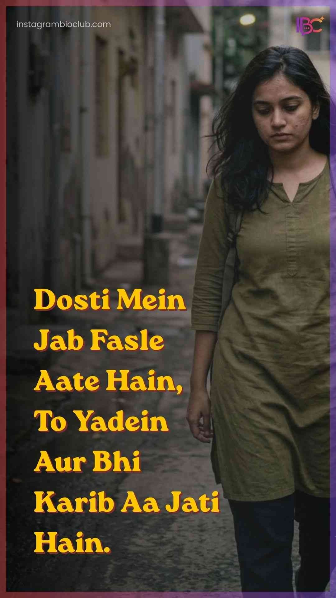 Friendship Sad Shayari In Hindi​