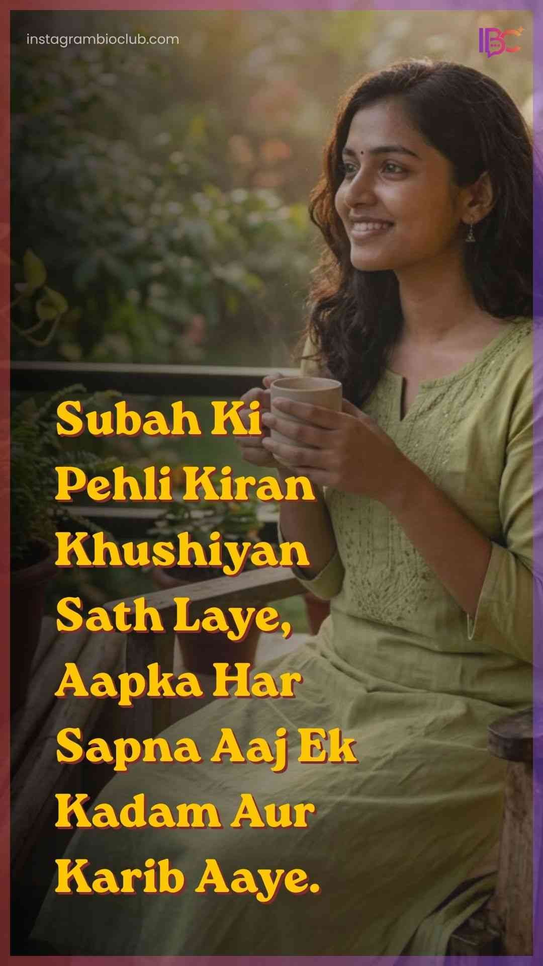 Good Morning Images With Quotes In Hindi​