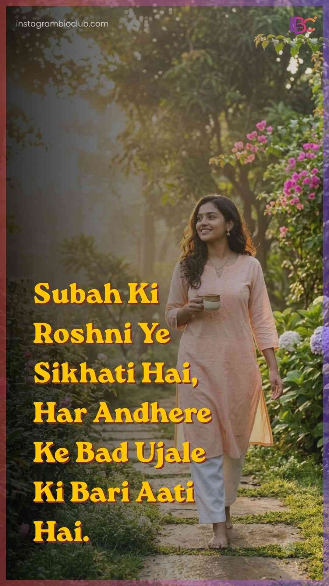 Good Morning Inspirational Quotes In Hindi​