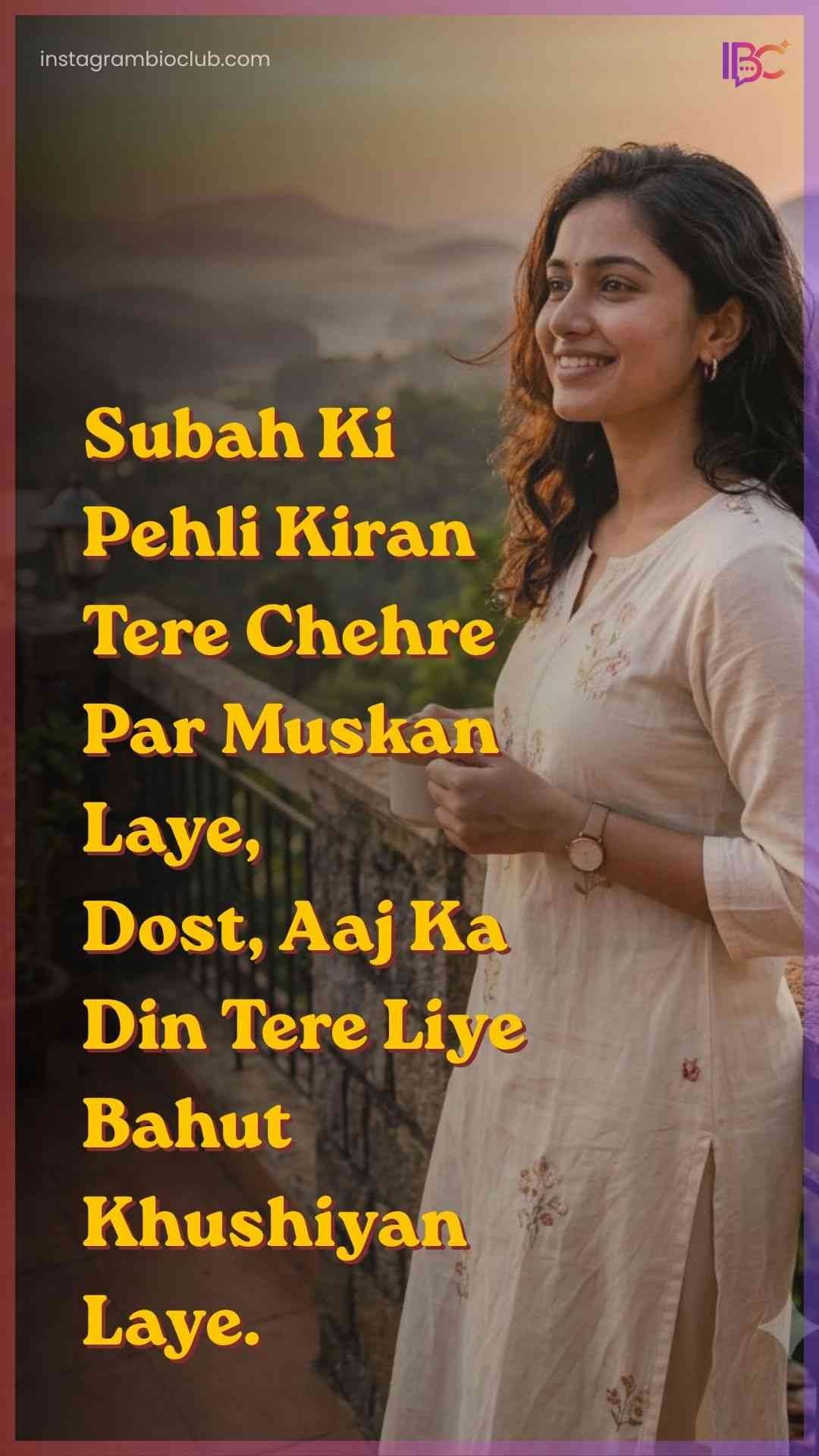 Good Morning Quotes For Friends In Hindi​
