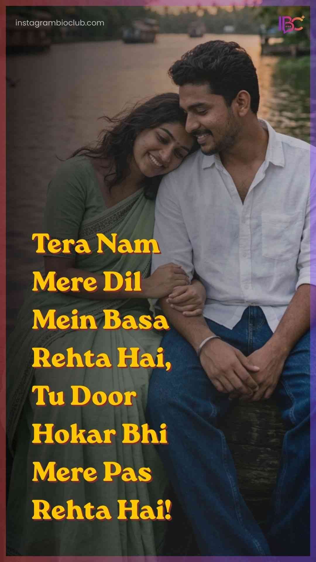 Hindi Love Shayari In English​.1