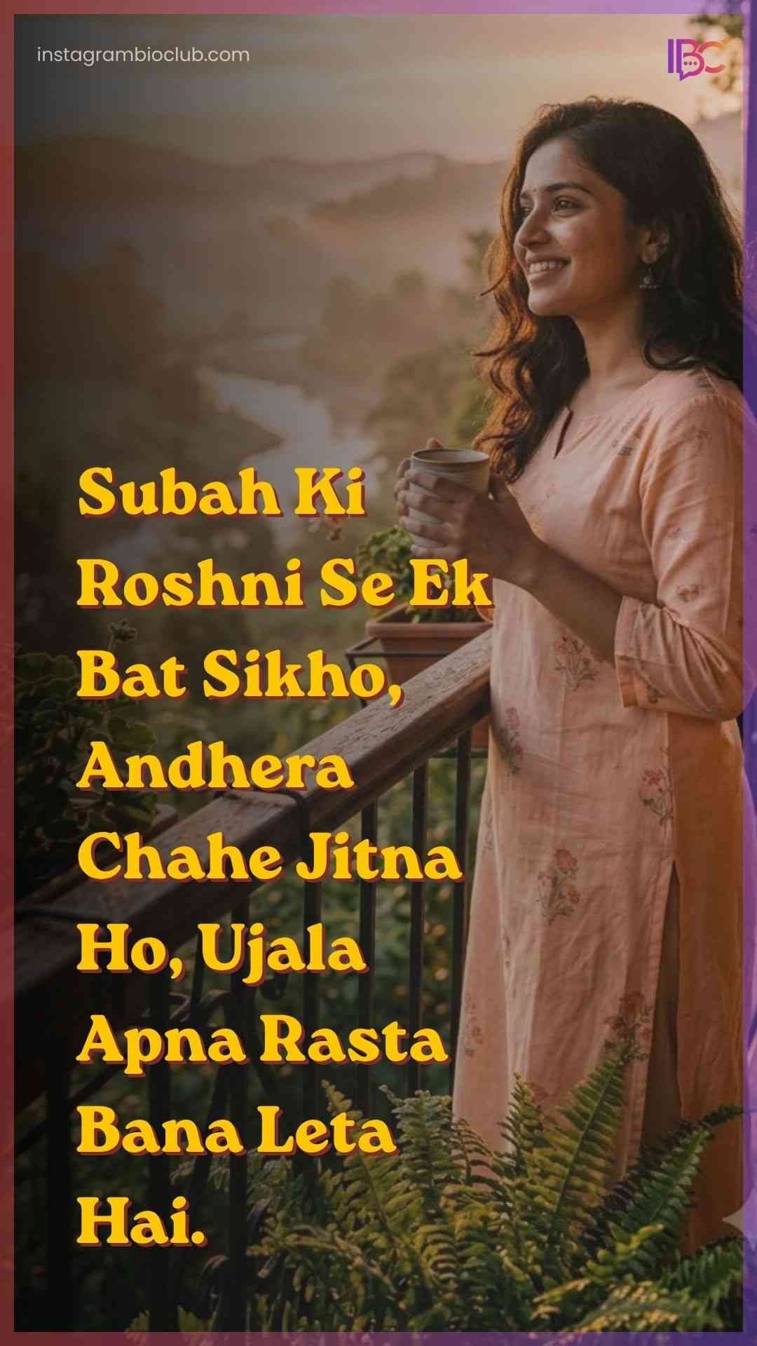Inspirational Good Morning Quotes In Hindi​
