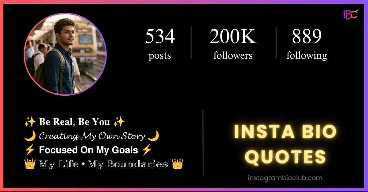 Insta Bio Quotes​