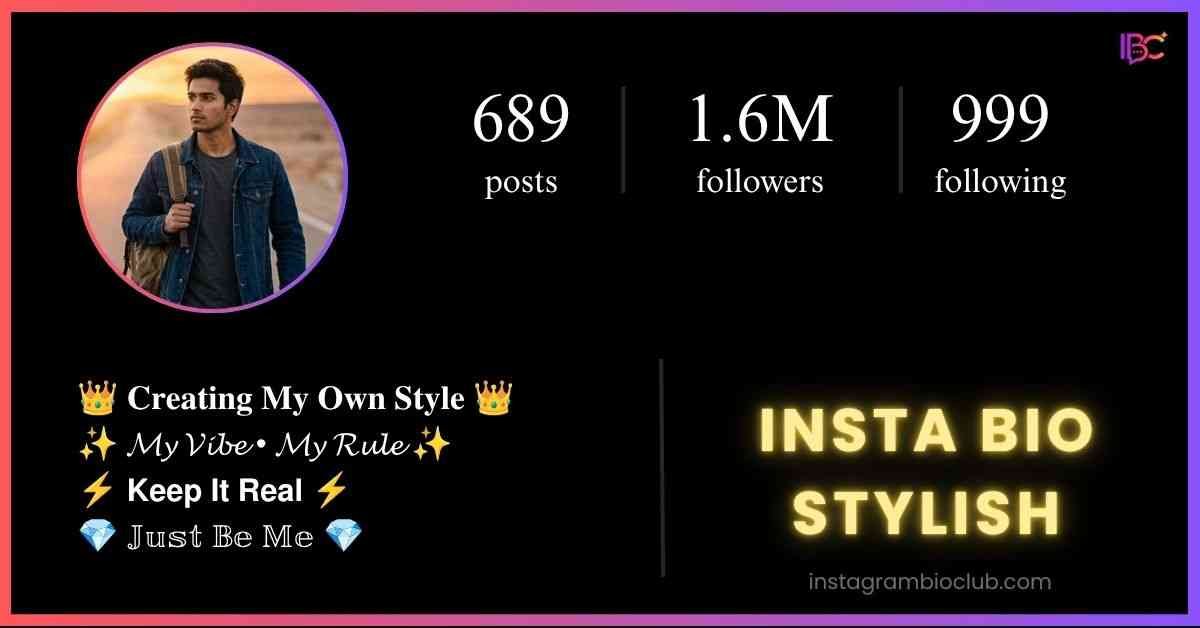 Insta Bio Stylish​