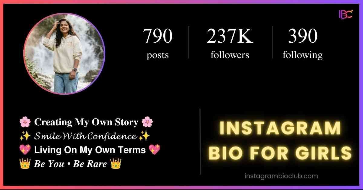 Instagram Bio For Girls