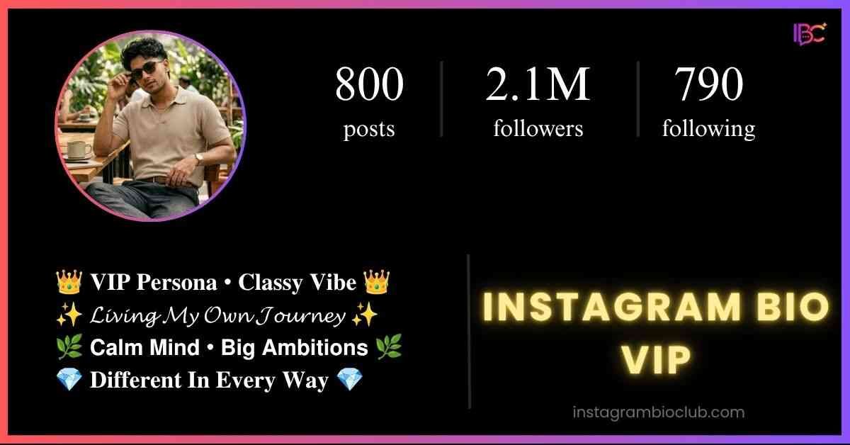Instagram Bio VIP​