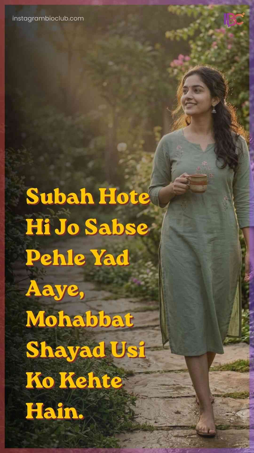 Love Good Morning Quotes In Hindi​.1