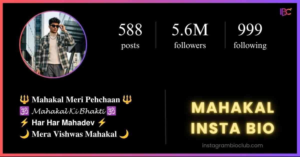 Mahakal Insta Bio​