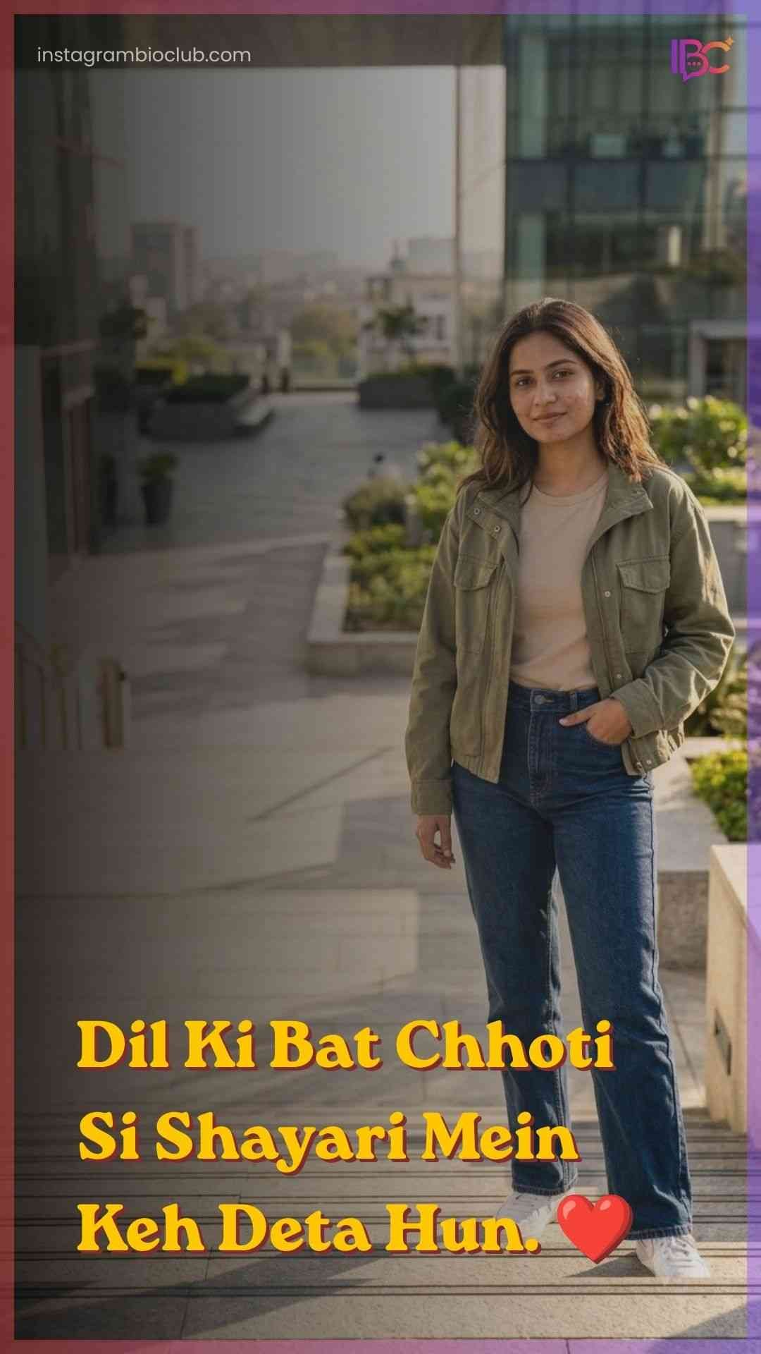 One Hindi Line Shayari For Instagram Bio​