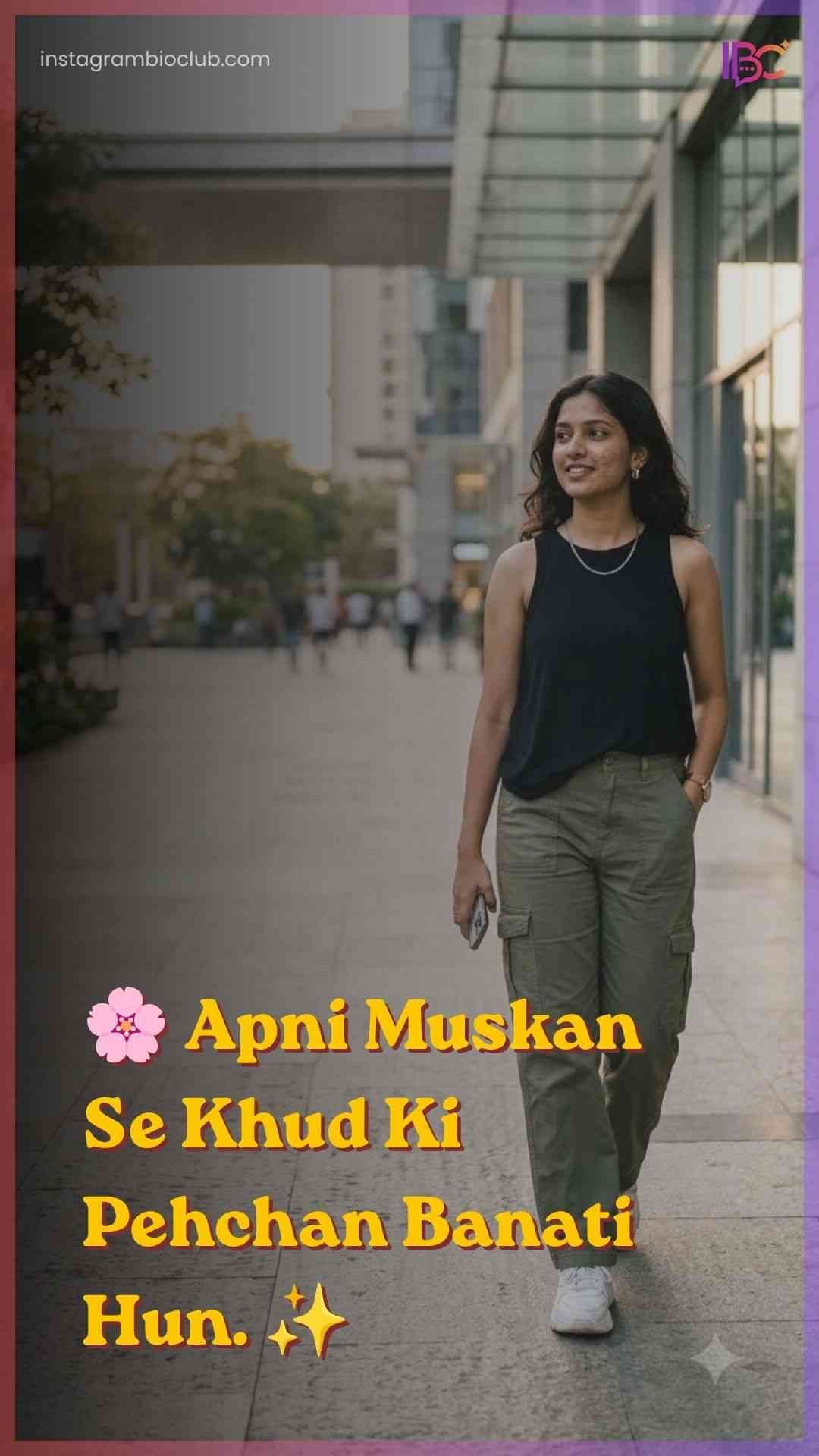 One Line Caption For Girls In Hindi​