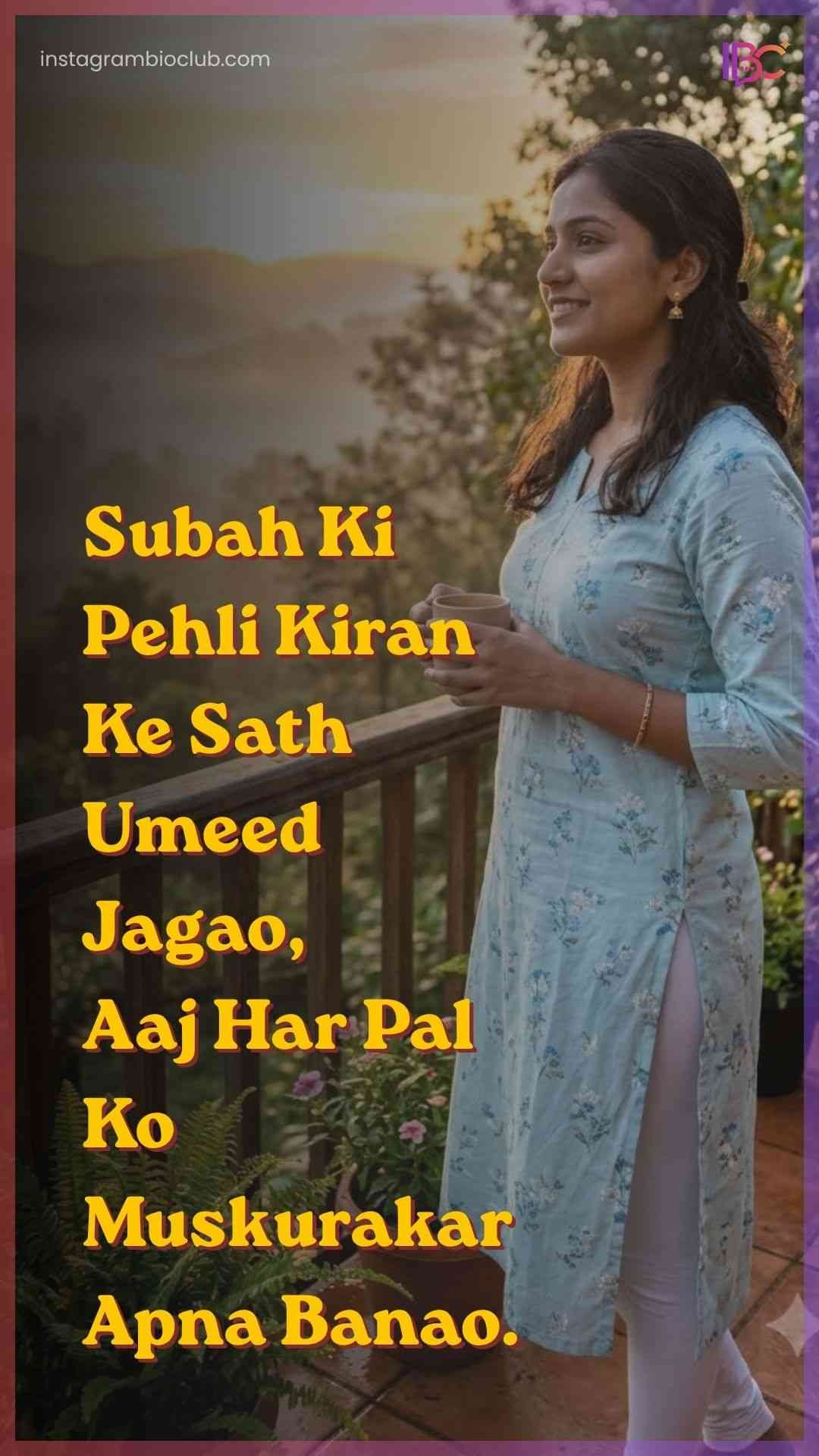 Positive Good Morning Quotes In Hindi​