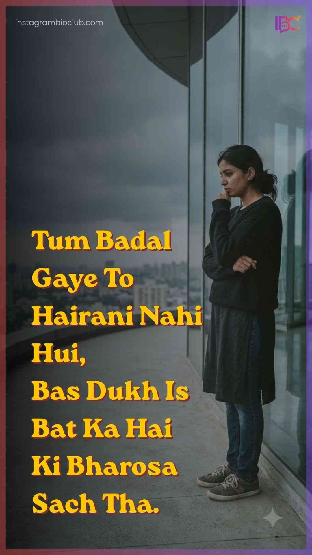 Sad Love Quotes In Hindi 2 Lines​.1