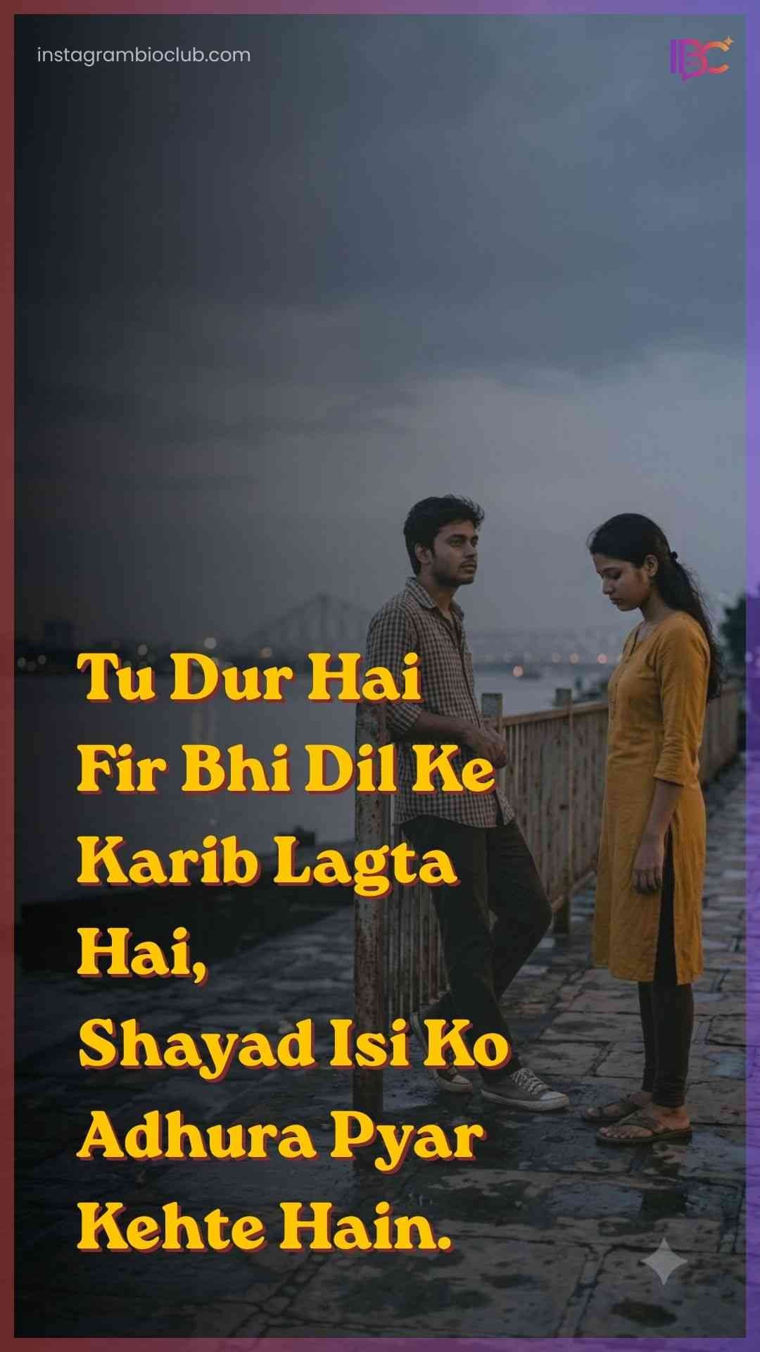 Sad Shayari 2 Line Heart Touching​.1