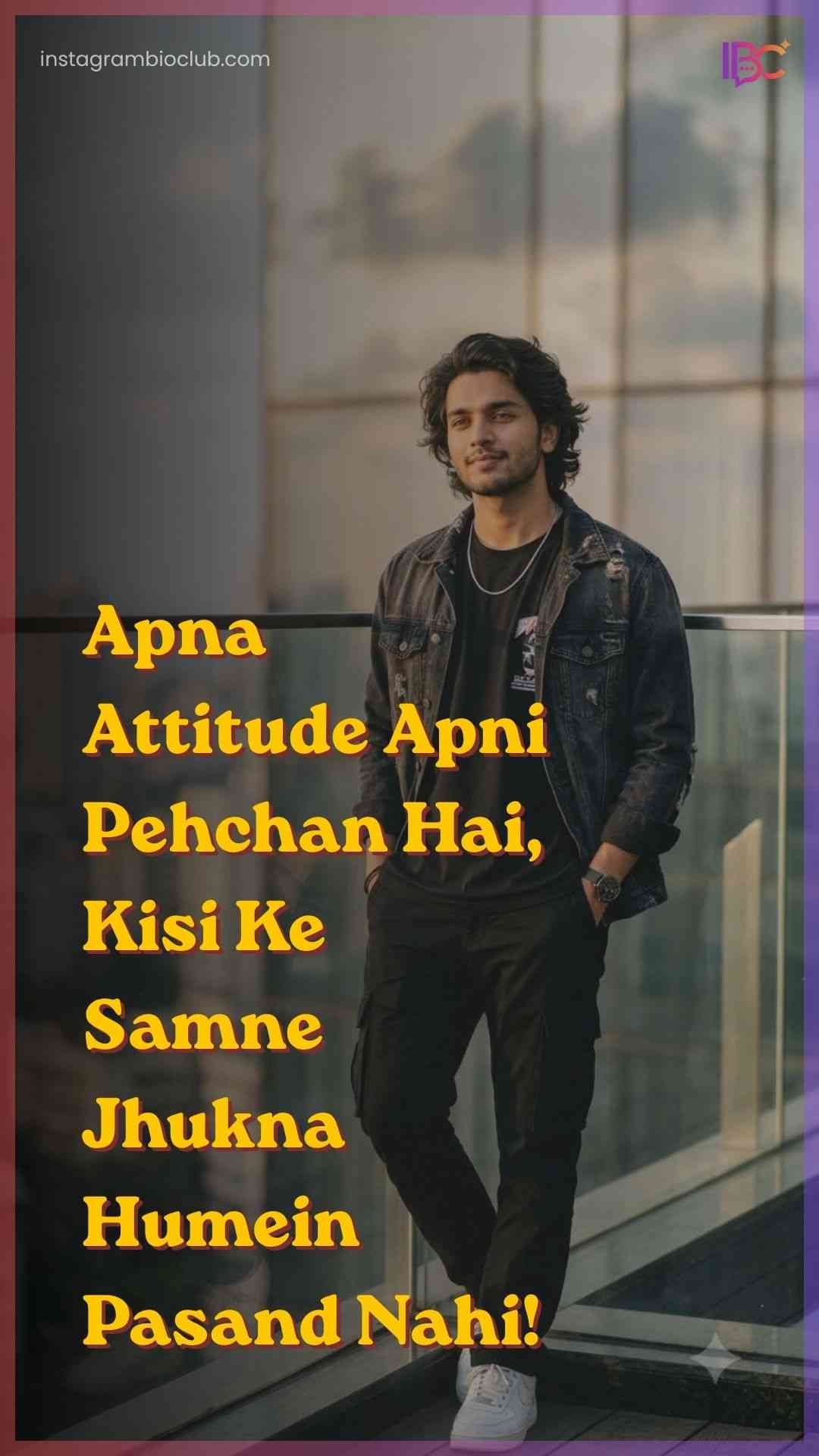 Two Line Attitude Shayari In Hindi​